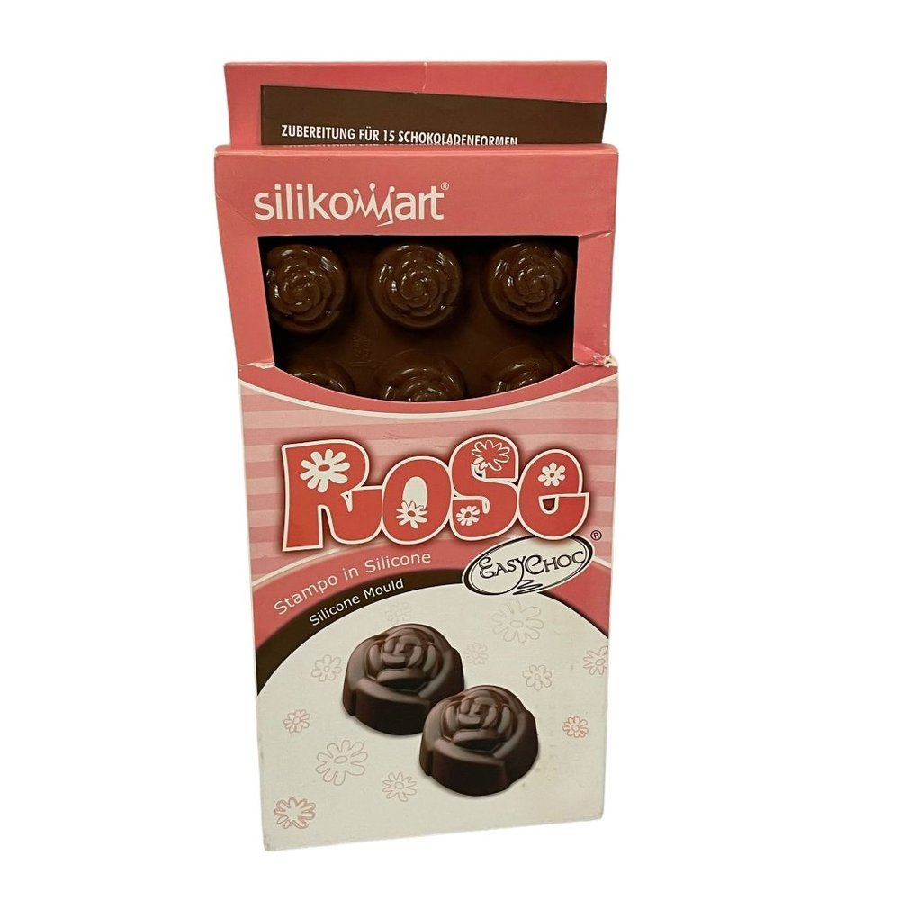 Silikomart Candy Silicone Tray Mould Rose‎ Shaped